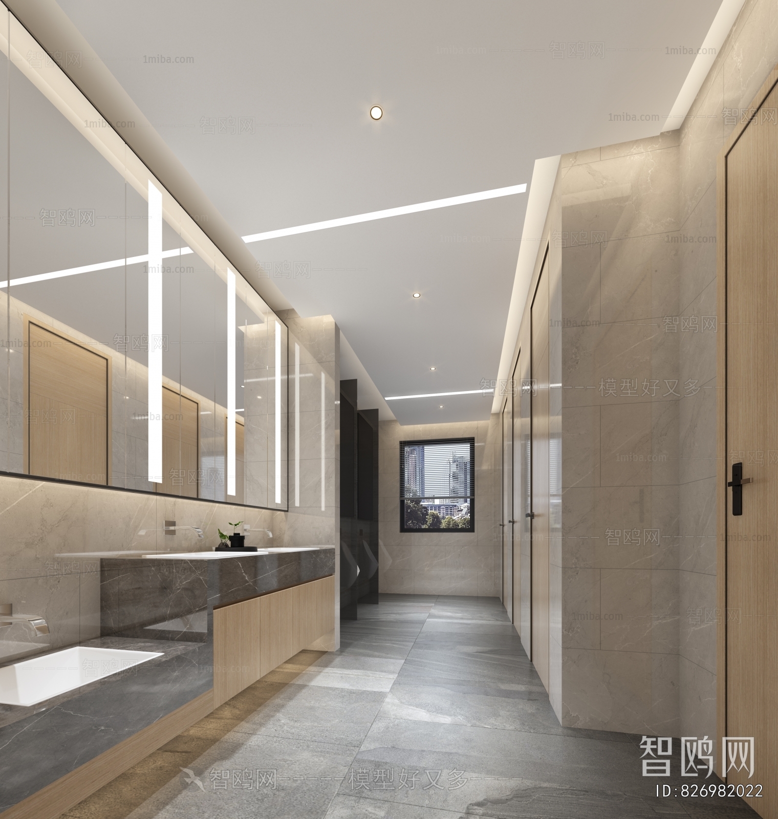 Modern Public Toilet