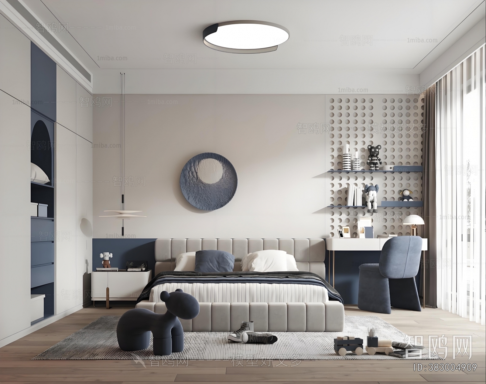 Modern Boy's Room And Son's Room