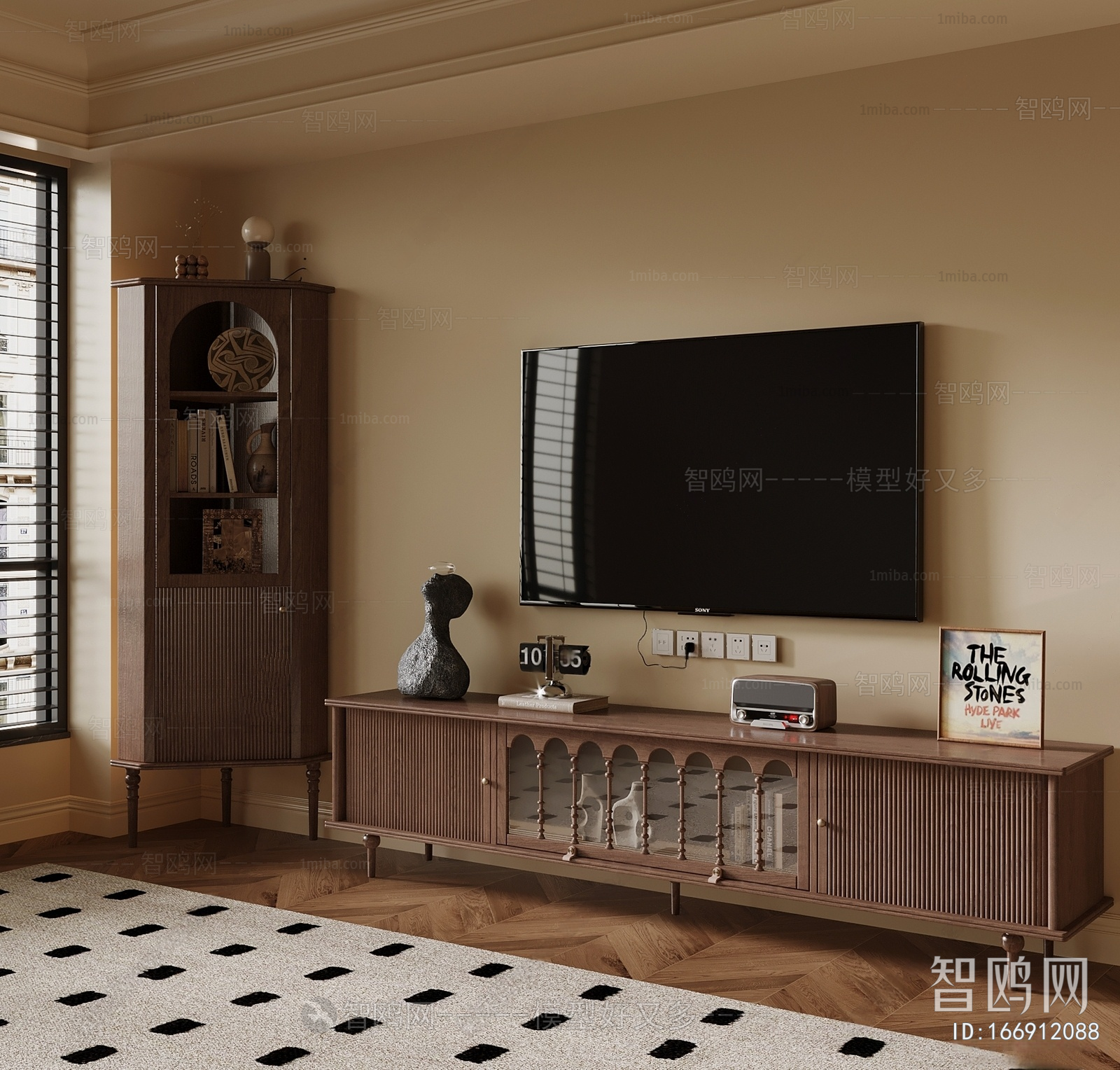 French Style TV Cabinet