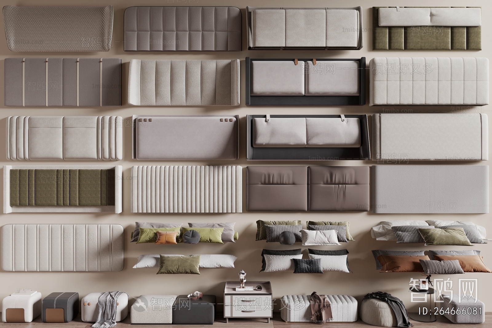 Modern Bedhead Back Rest