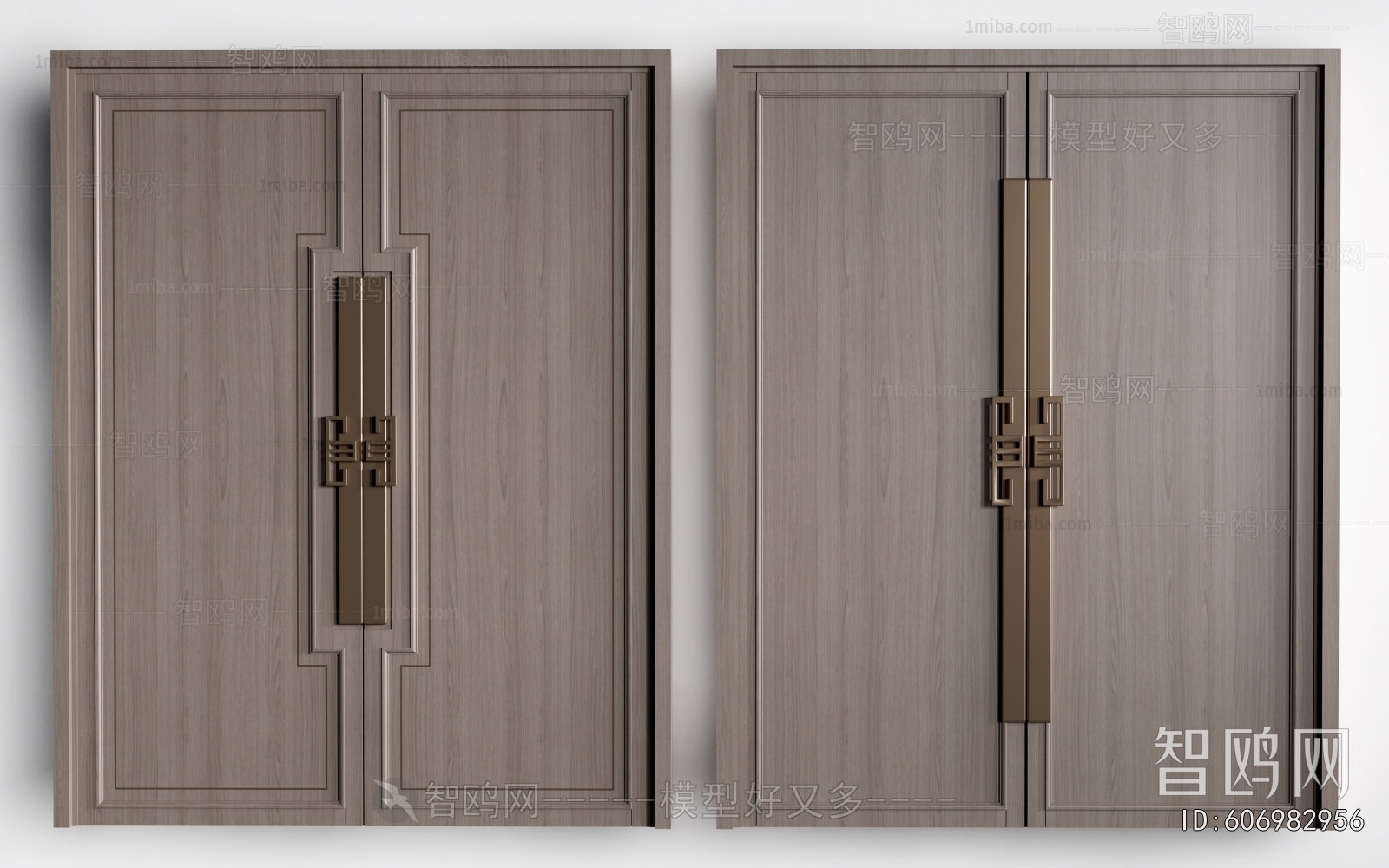 New Chinese Style Double Door