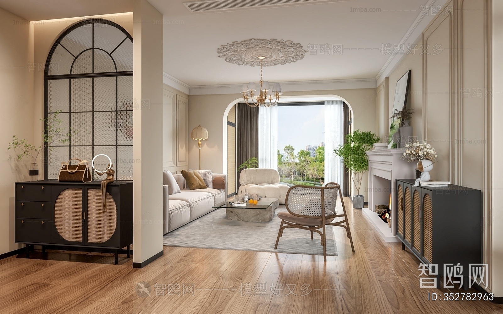 French Style A Living Room