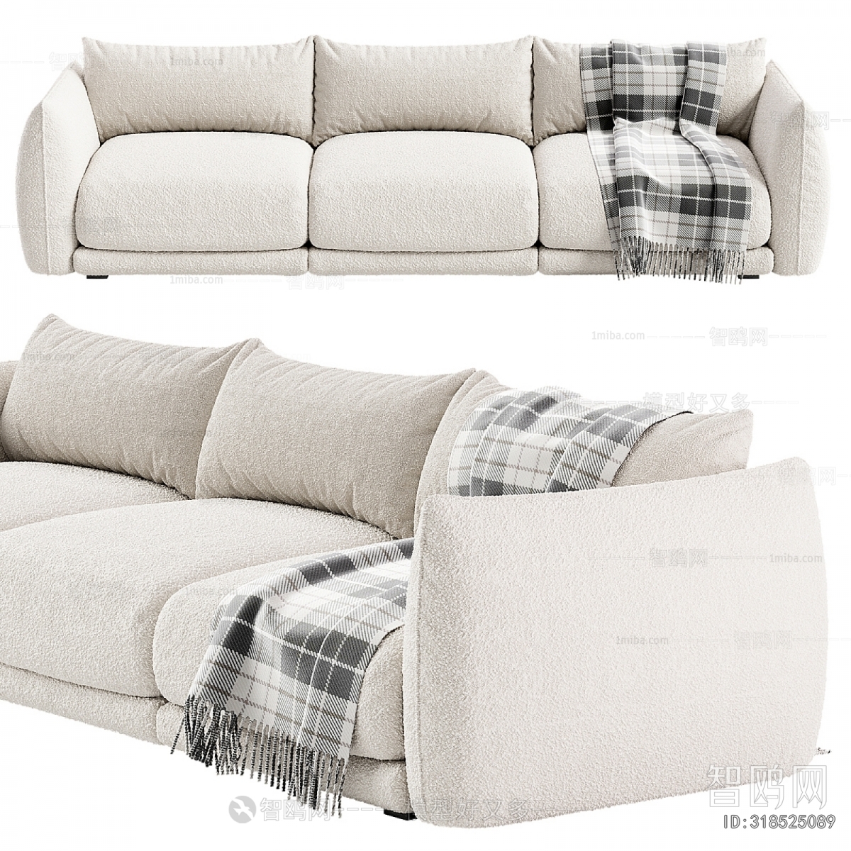Modern Three-seat Sofa