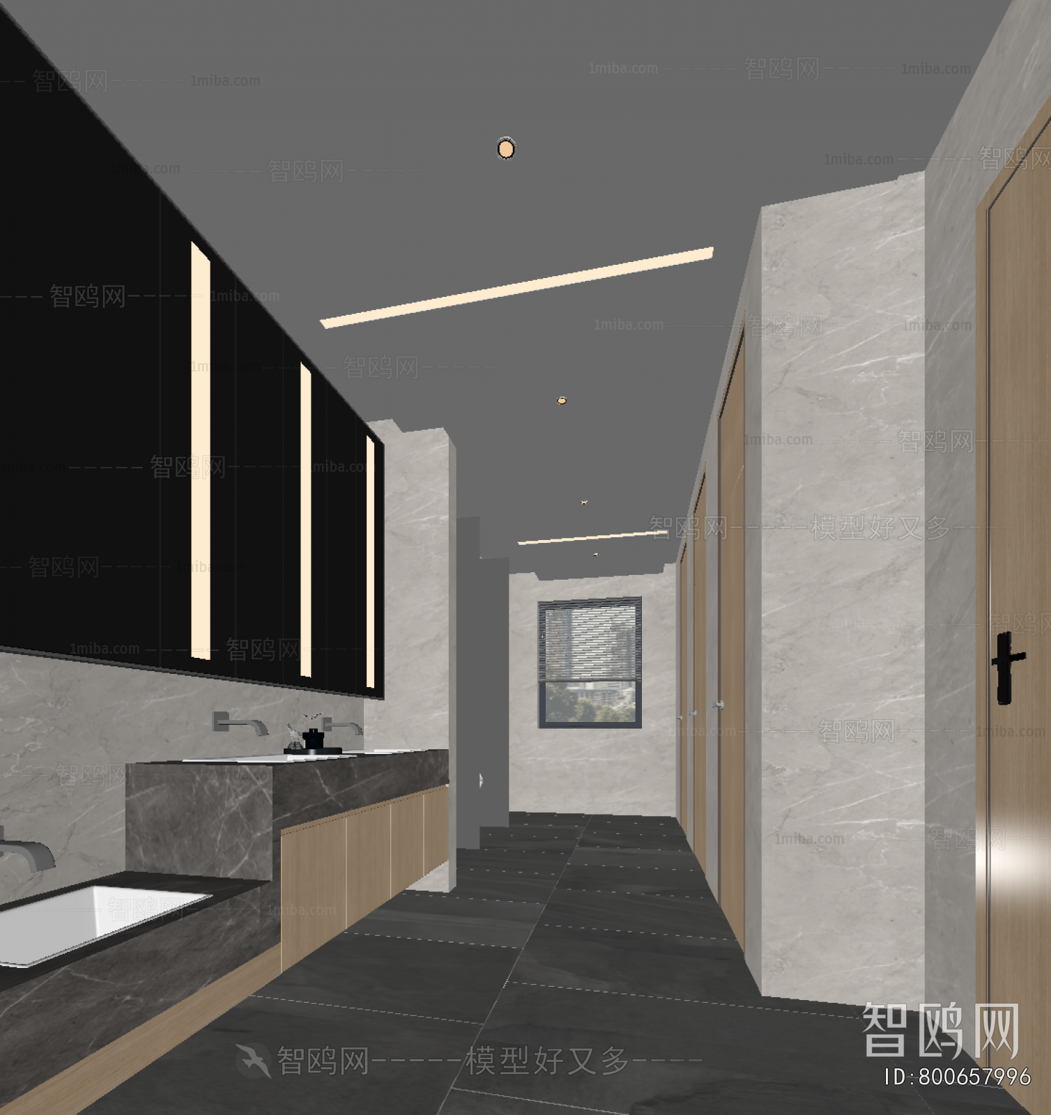 Modern Public Toilet