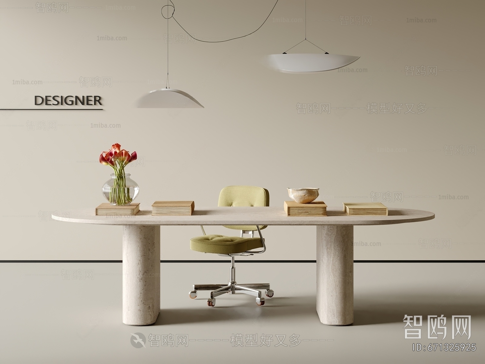 Modern Computer Desk And Chair