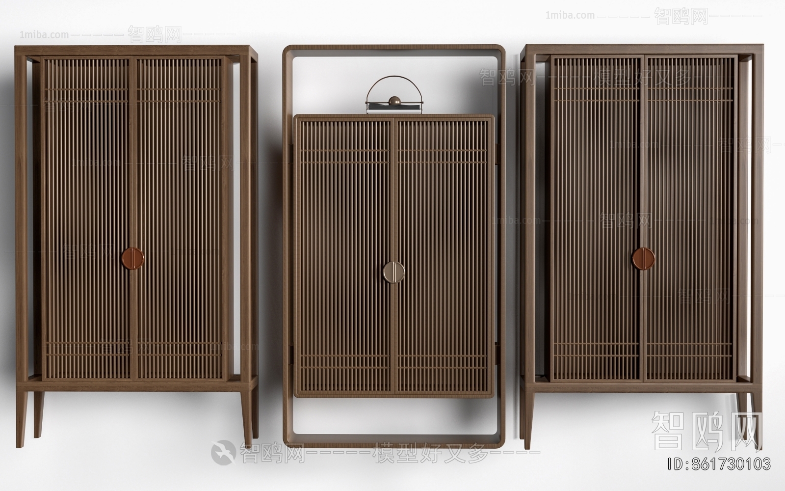 New Chinese Style Decorative Cabinet