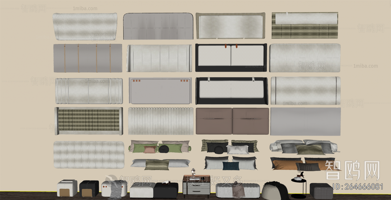 Modern Bedhead Back Rest