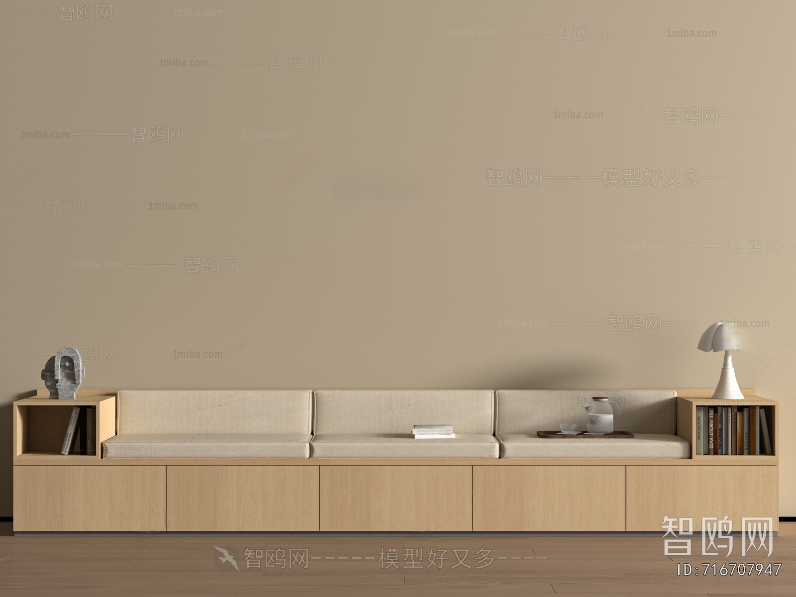 Modern Three-seat Sofa