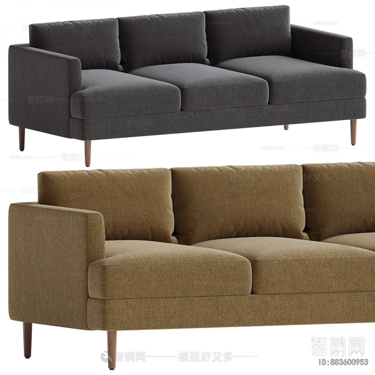Modern Three-seat Sofa