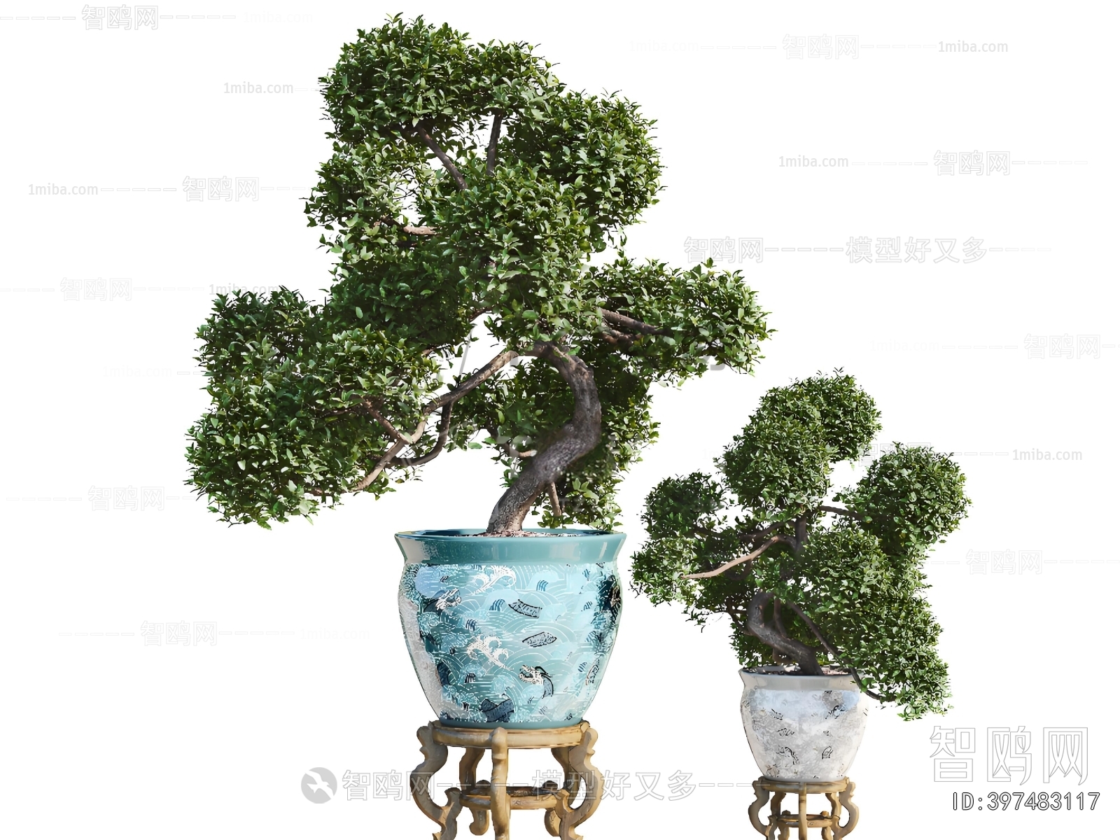 New Chinese Style Bonsai