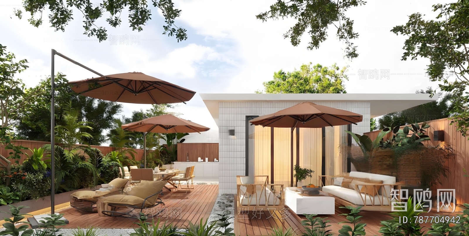 Modern Courtyard/landscape