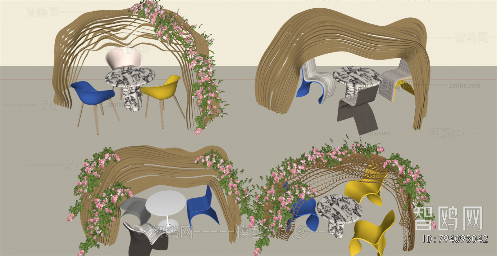 Modern Leisure Table And Chair