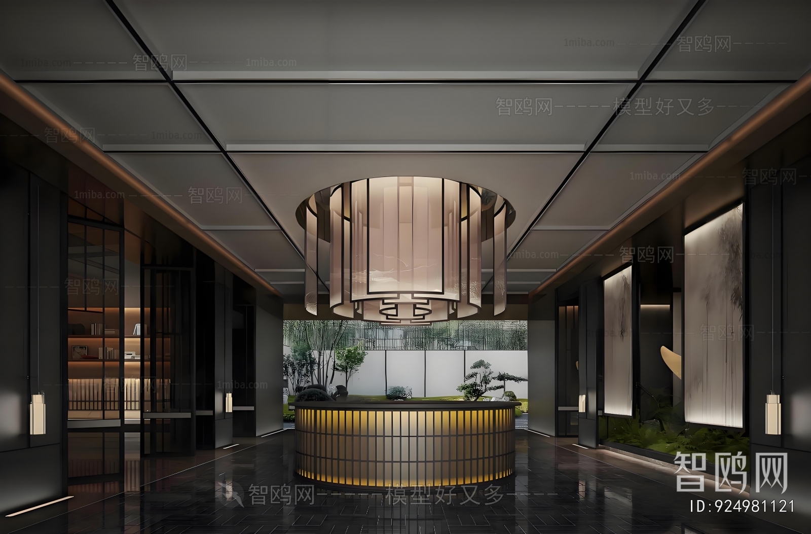 New Chinese Style Lobby Hall