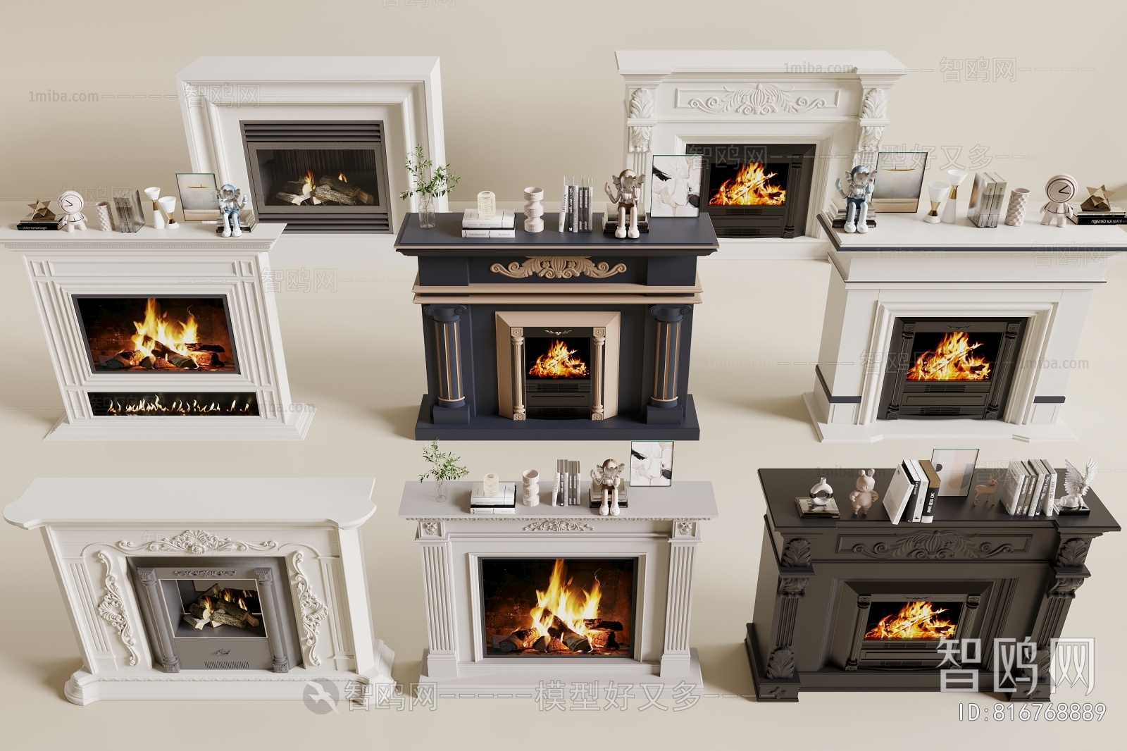 French Style Fireplace