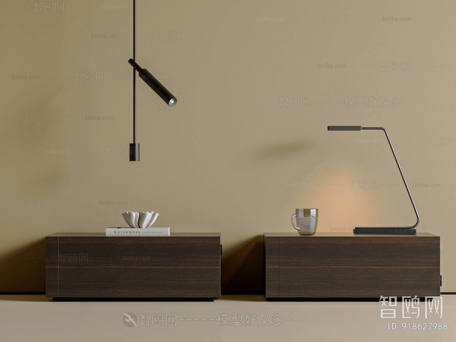 Modern Bedside Cupboard