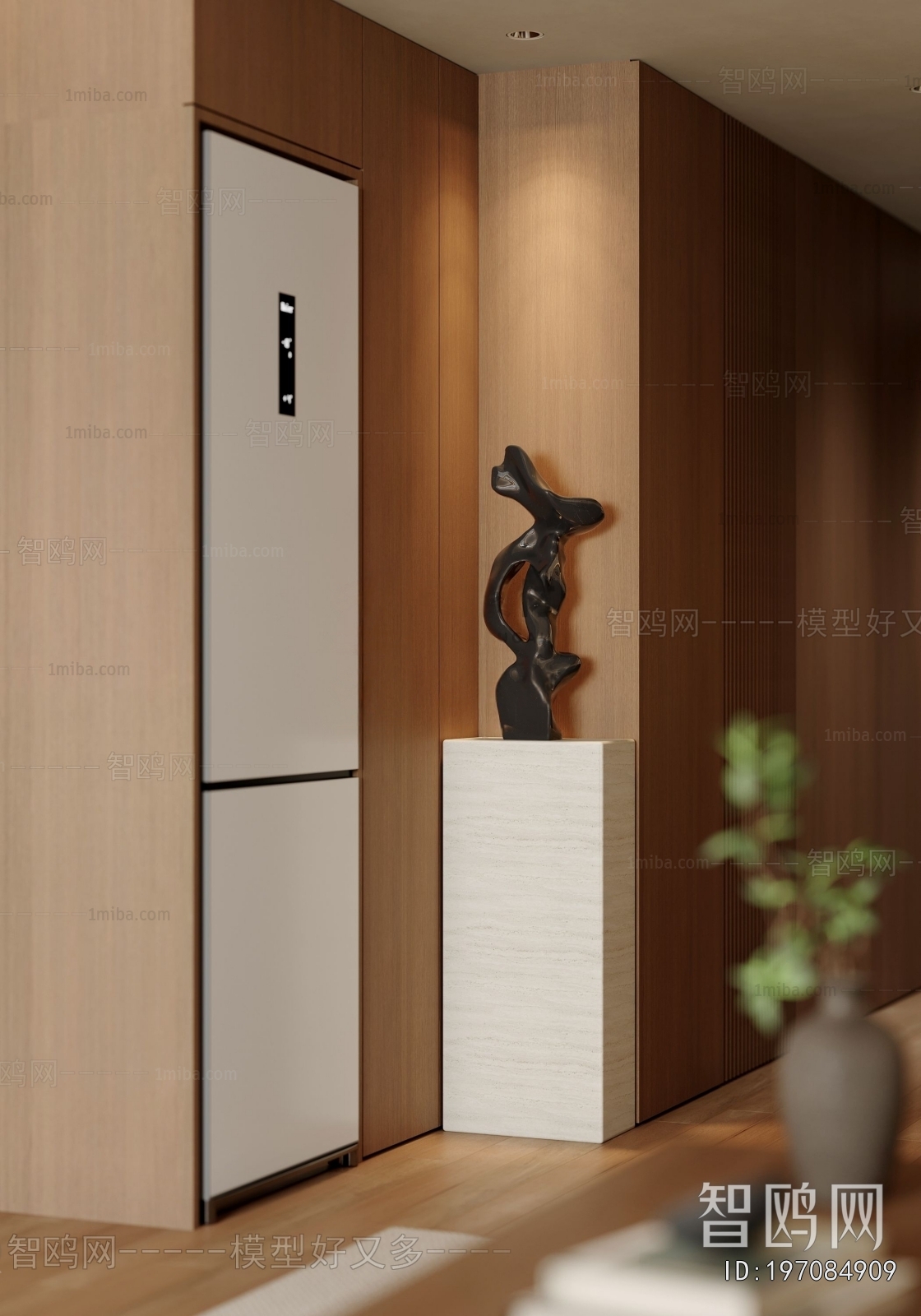 New Chinese Style A Living Room