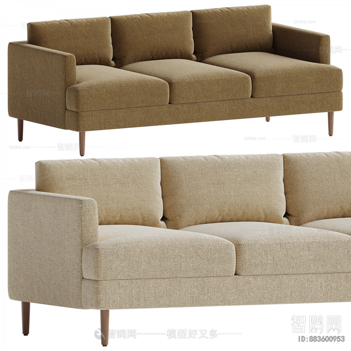 Modern Three-seat Sofa