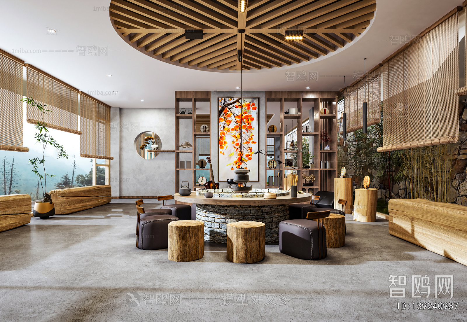 Wabi-sabi Style Teahouse Tea House