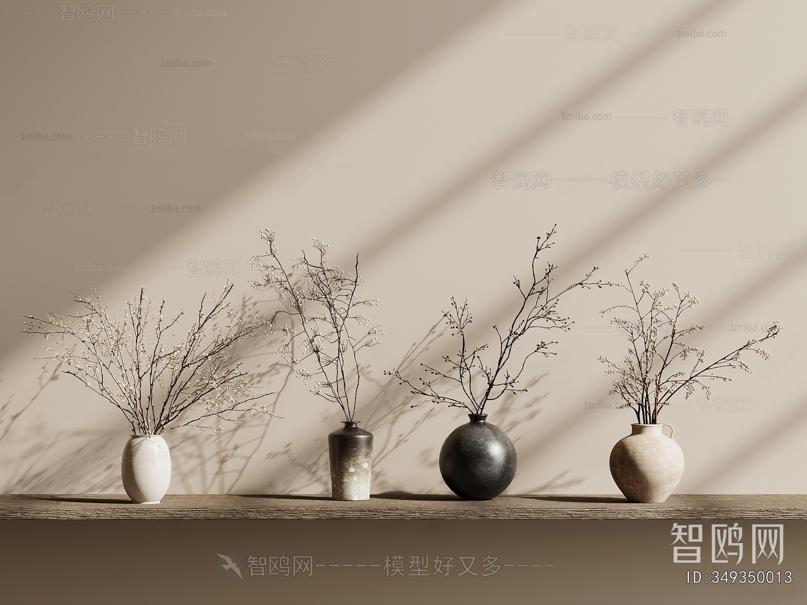 Wabi-sabi Style Dried Branch