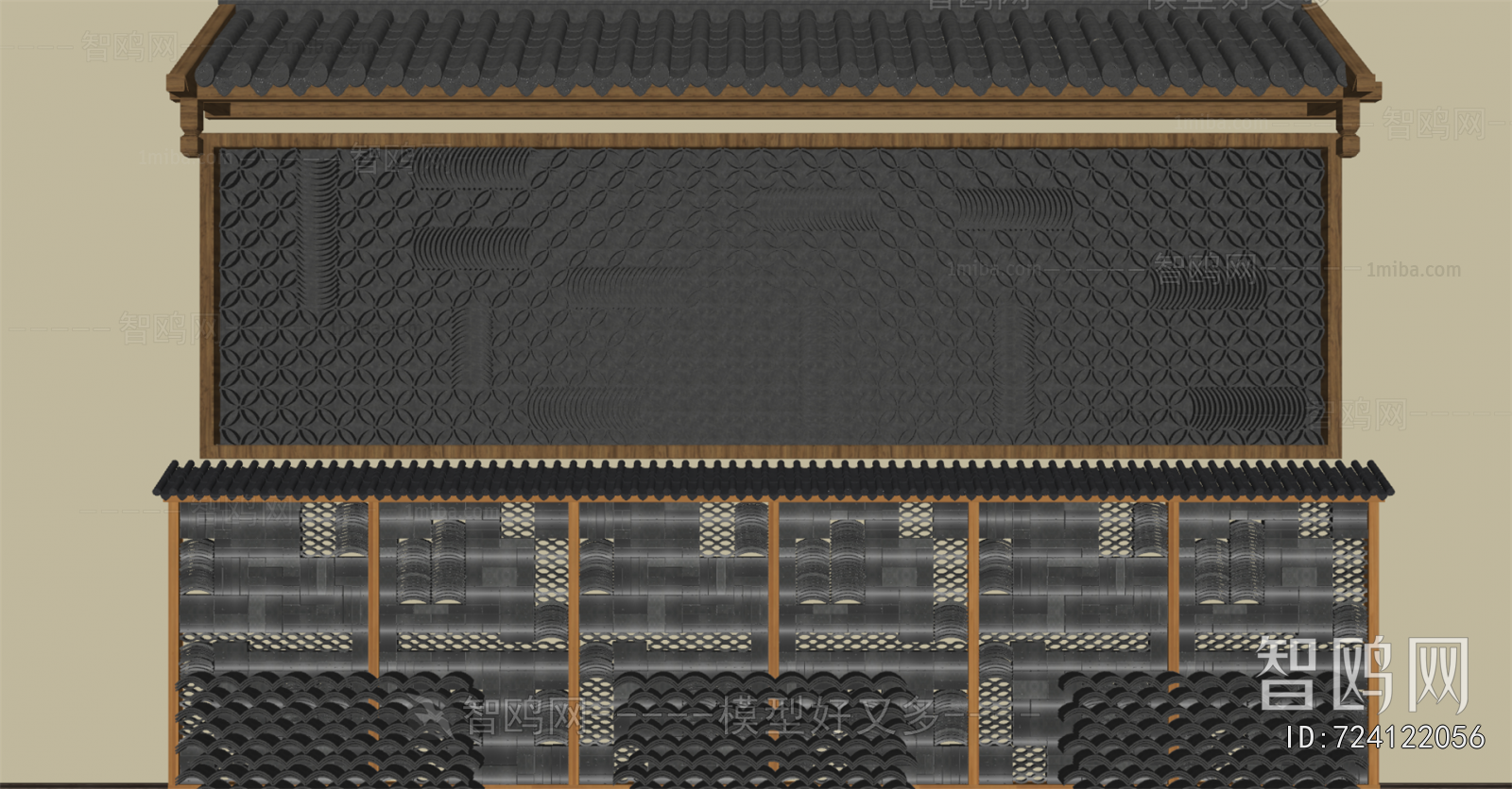 New Chinese Style Landscape Wall