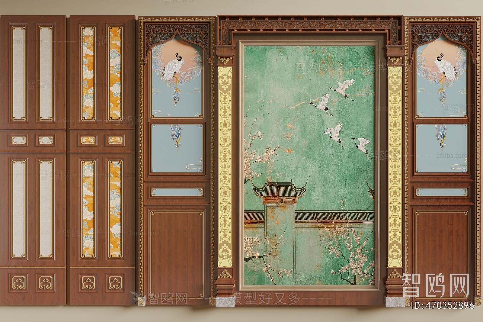 Chinese Style Panels