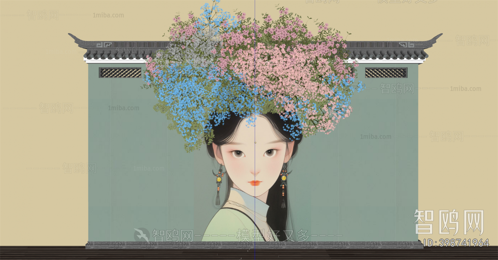 New Chinese Style Landscape Wall