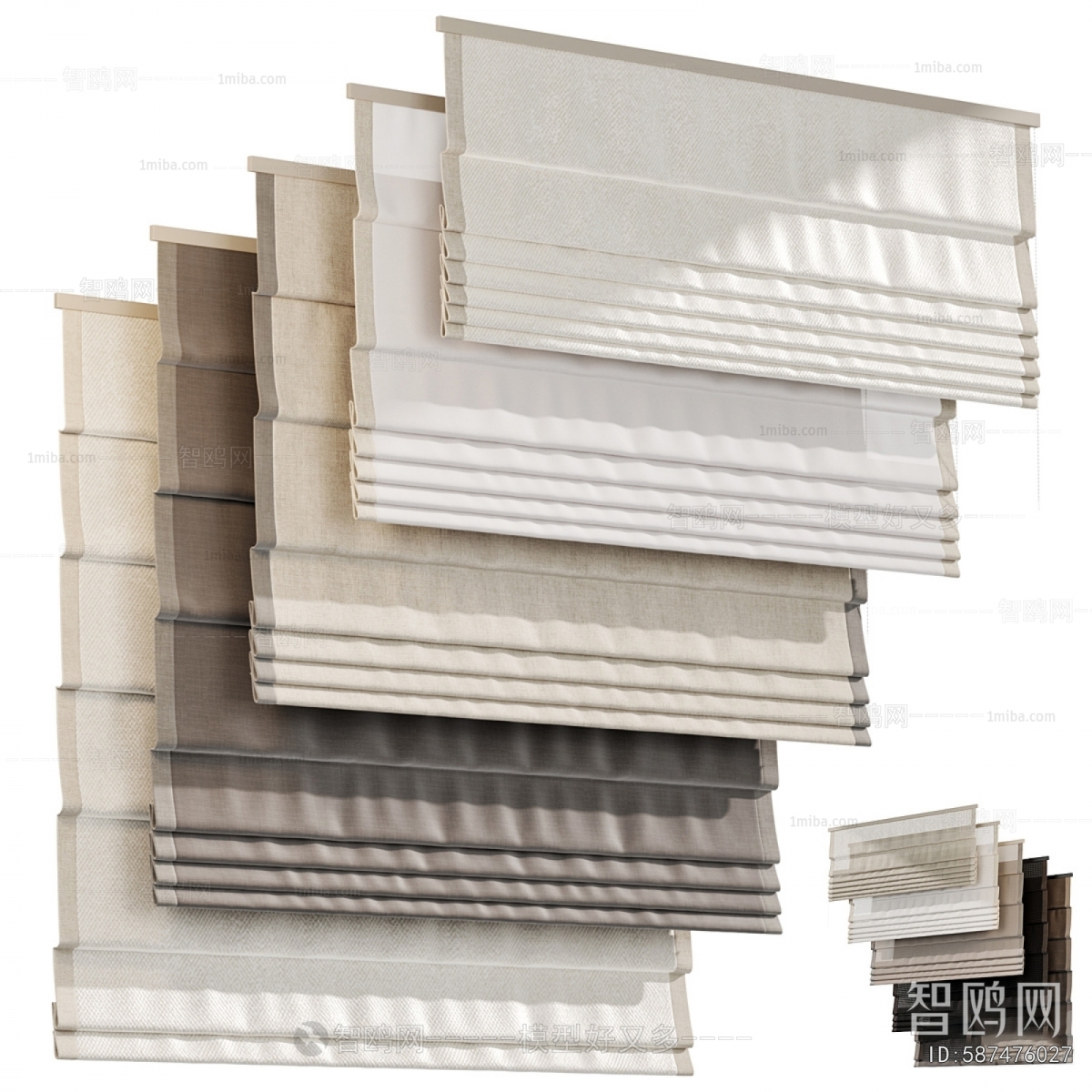 Modern Roman Curtain