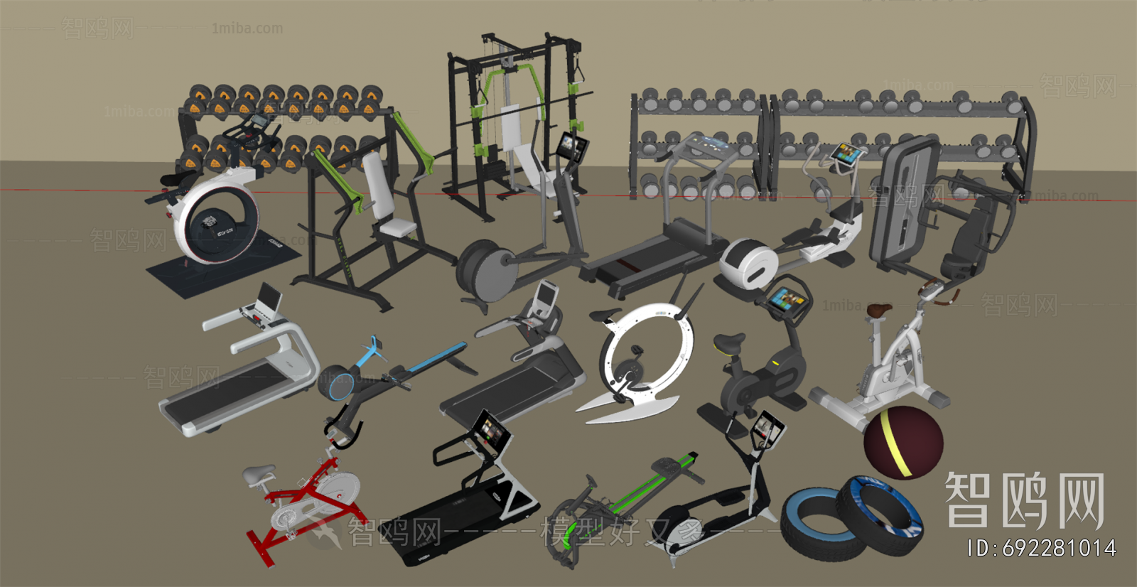 Modern Fitness Equipment