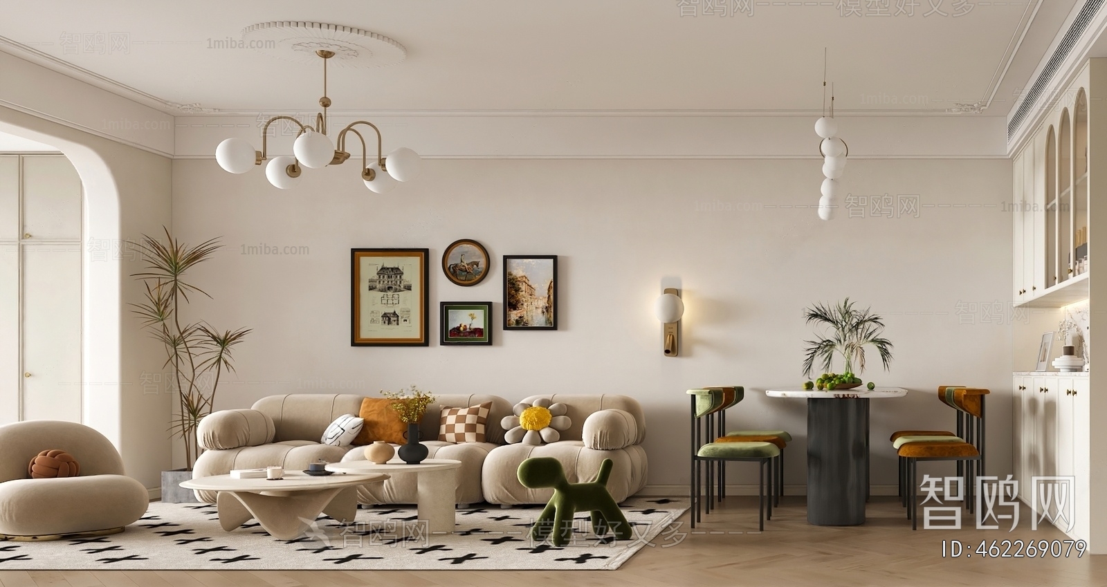 French Style A Living Room