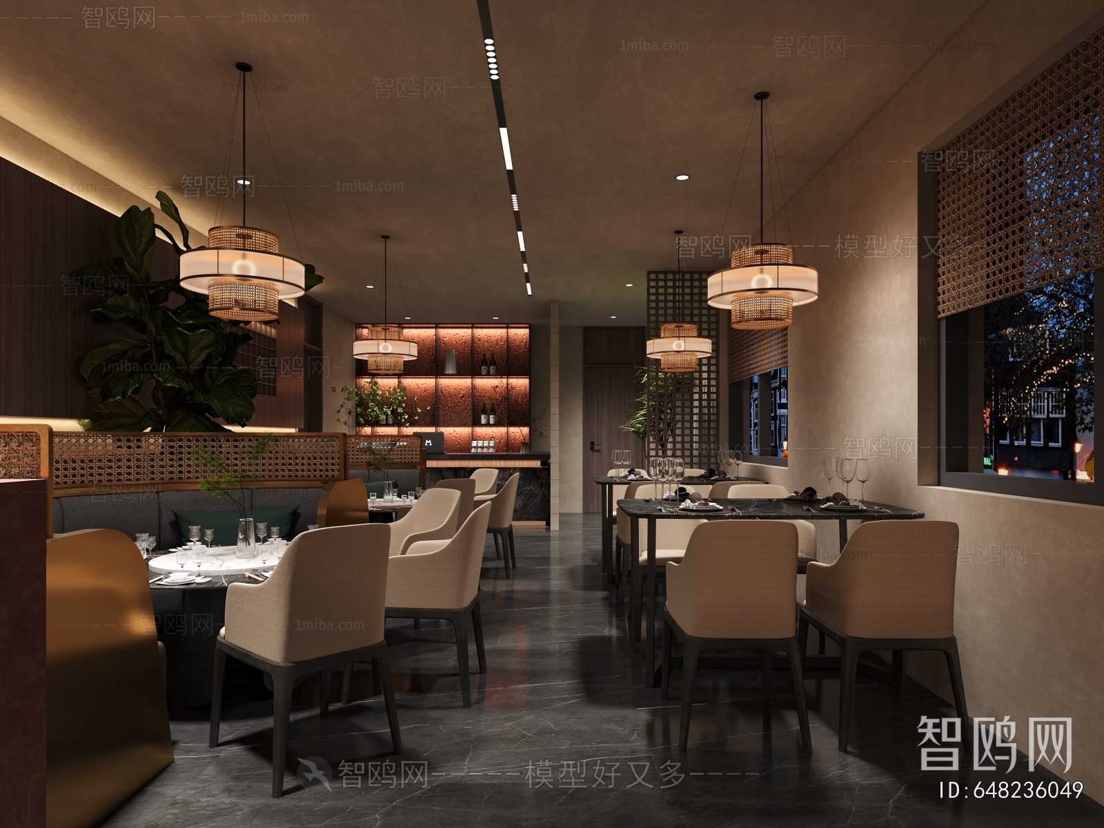 Wabi-sabi Style Restaurant