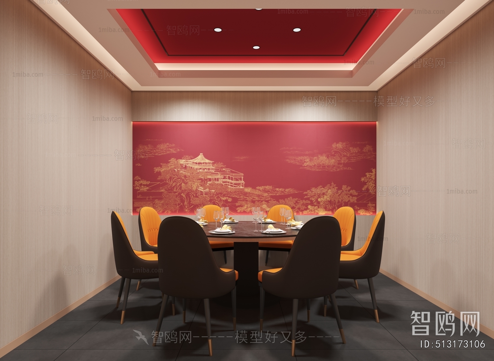 New Chinese Style Restaurant Box