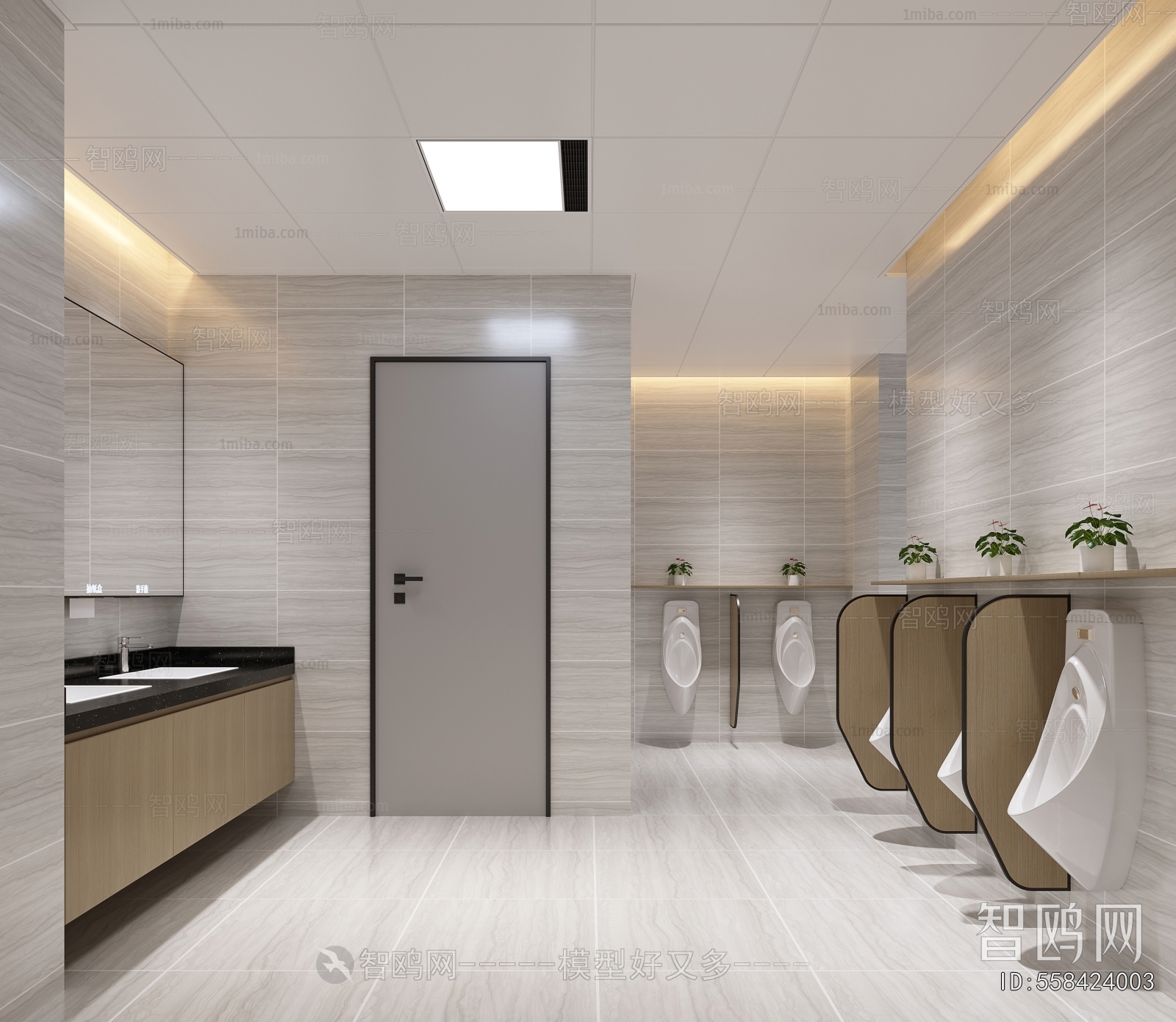 Modern Public Toilet