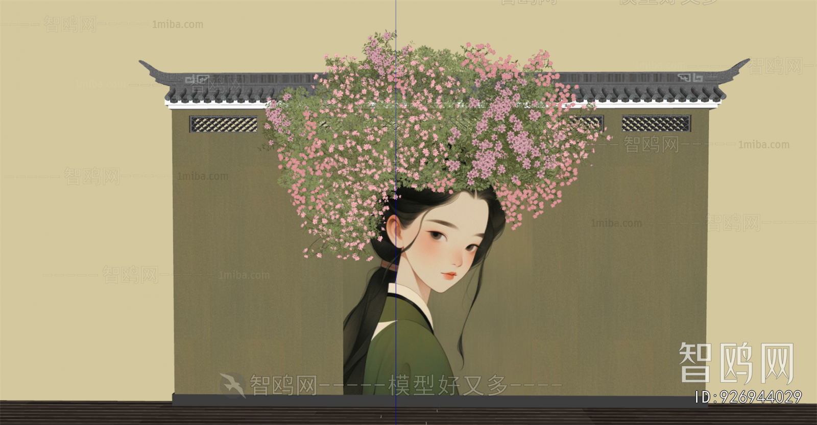 New Chinese Style Landscape Wall