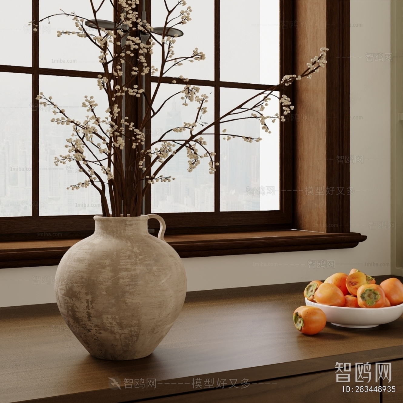 Wabi-sabi Style Flower Arrangement