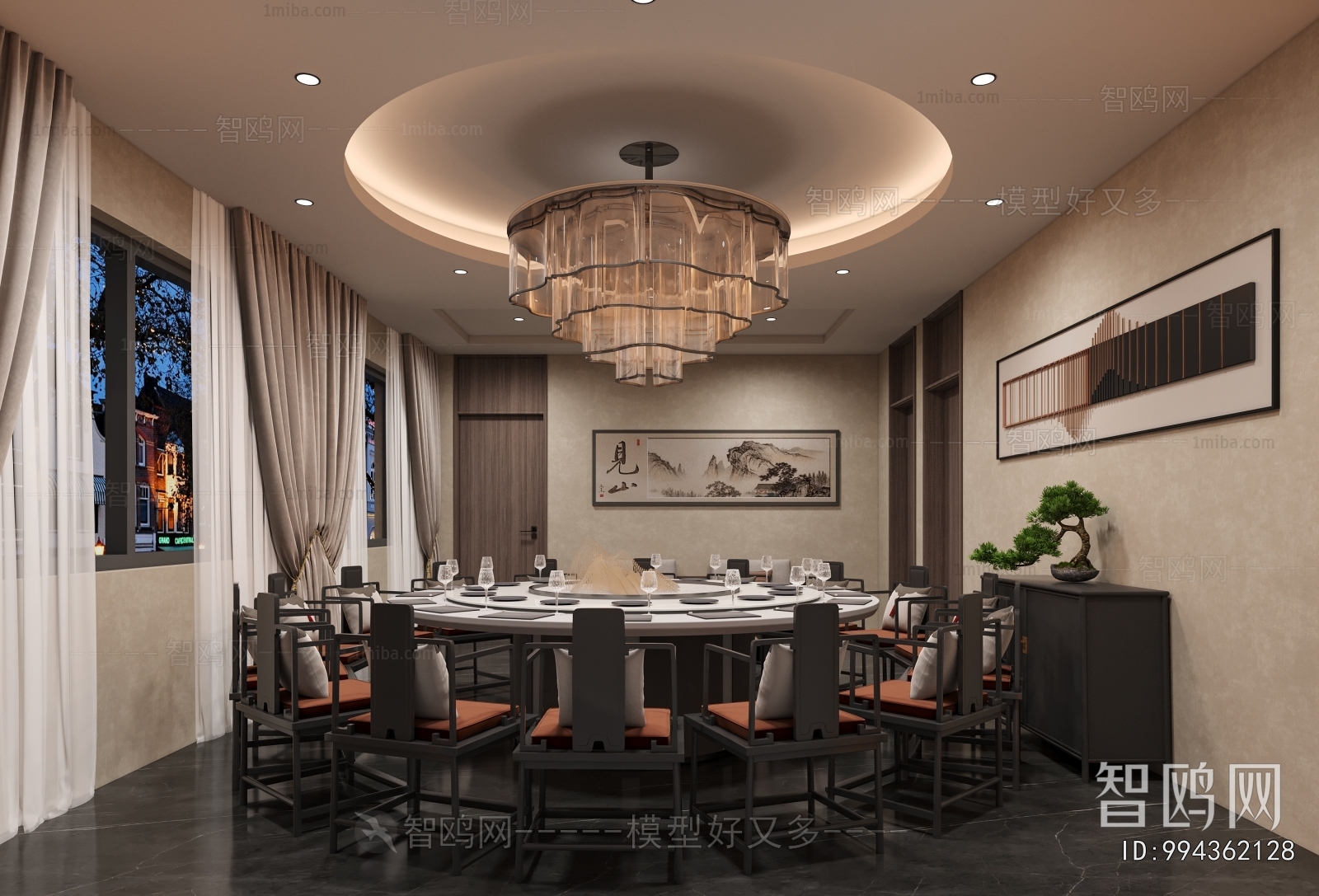 New Chinese Style Restaurant Box