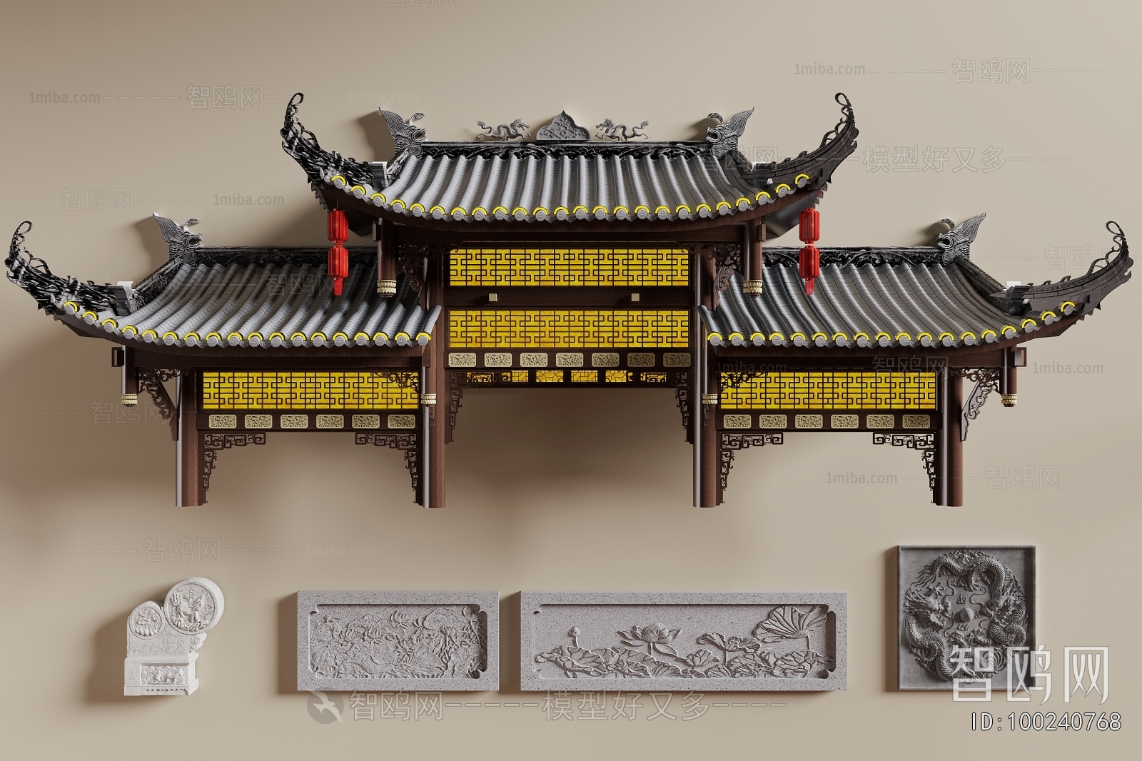 Chinese Style Building Component