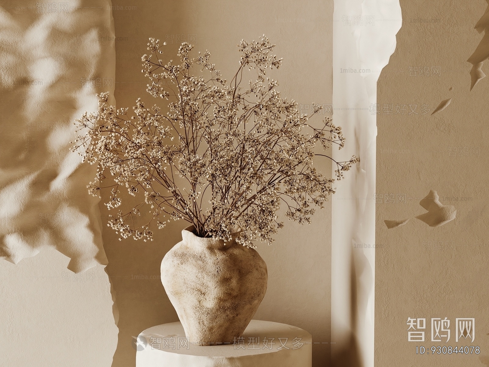 Wabi-sabi Style Dried Branch