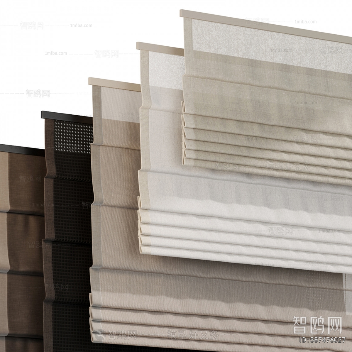 Modern Roman Curtain