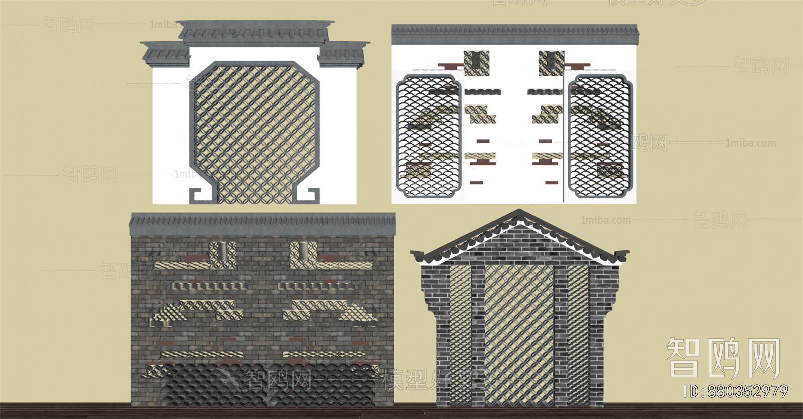New Chinese Style Landscape Wall
