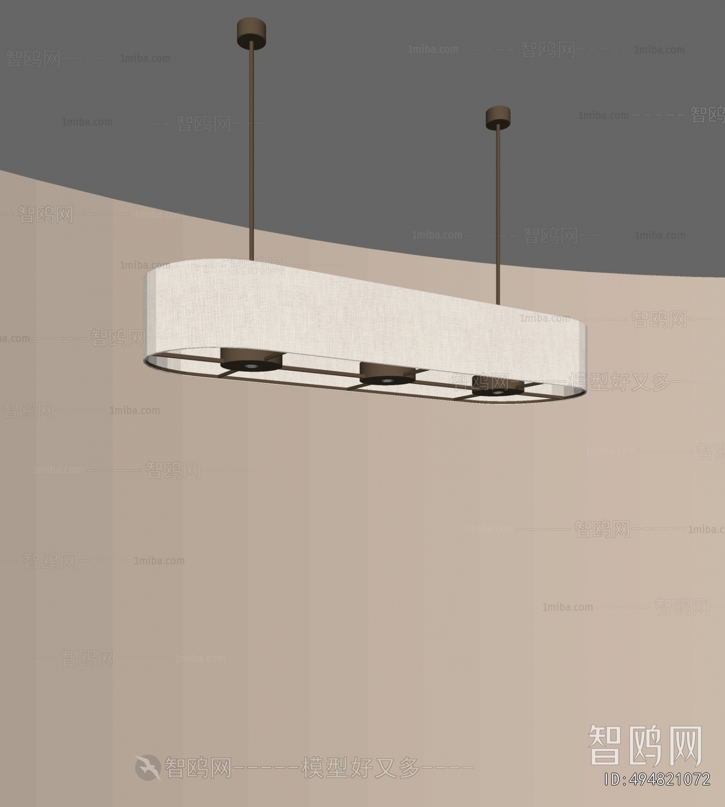 Modern Long Chandelier