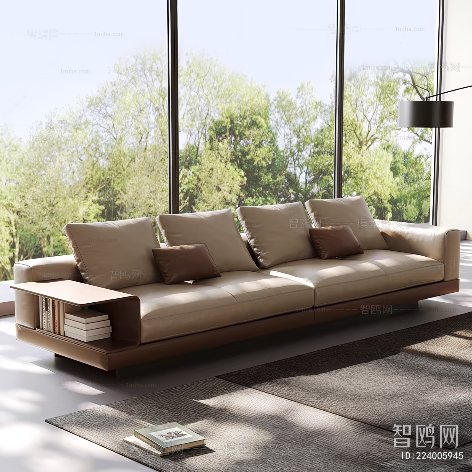 Modern Multi Person Sofa