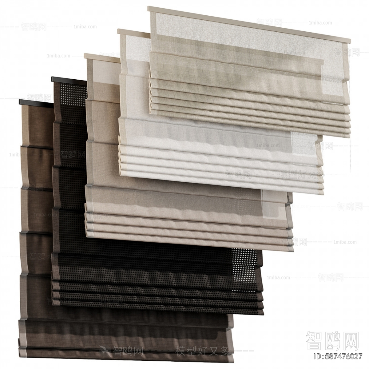 Modern Roman Curtain