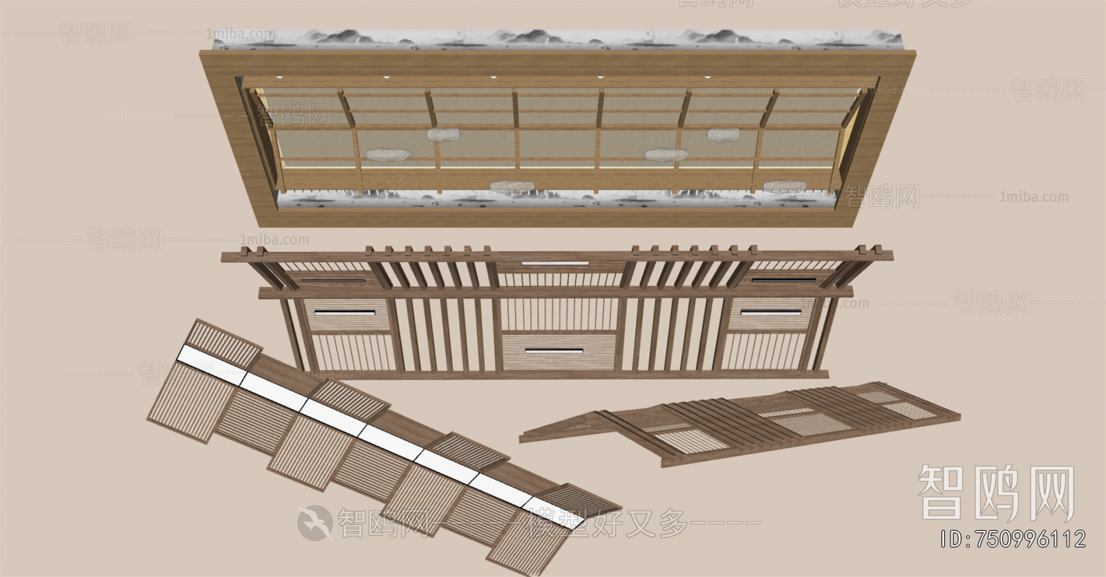 New Chinese Style Suspended Ceiling