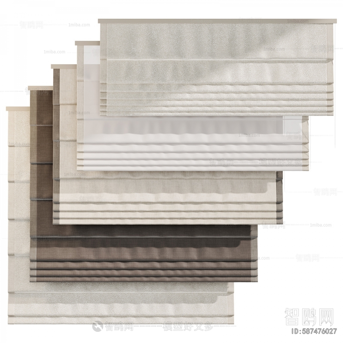 Modern Roman Curtain