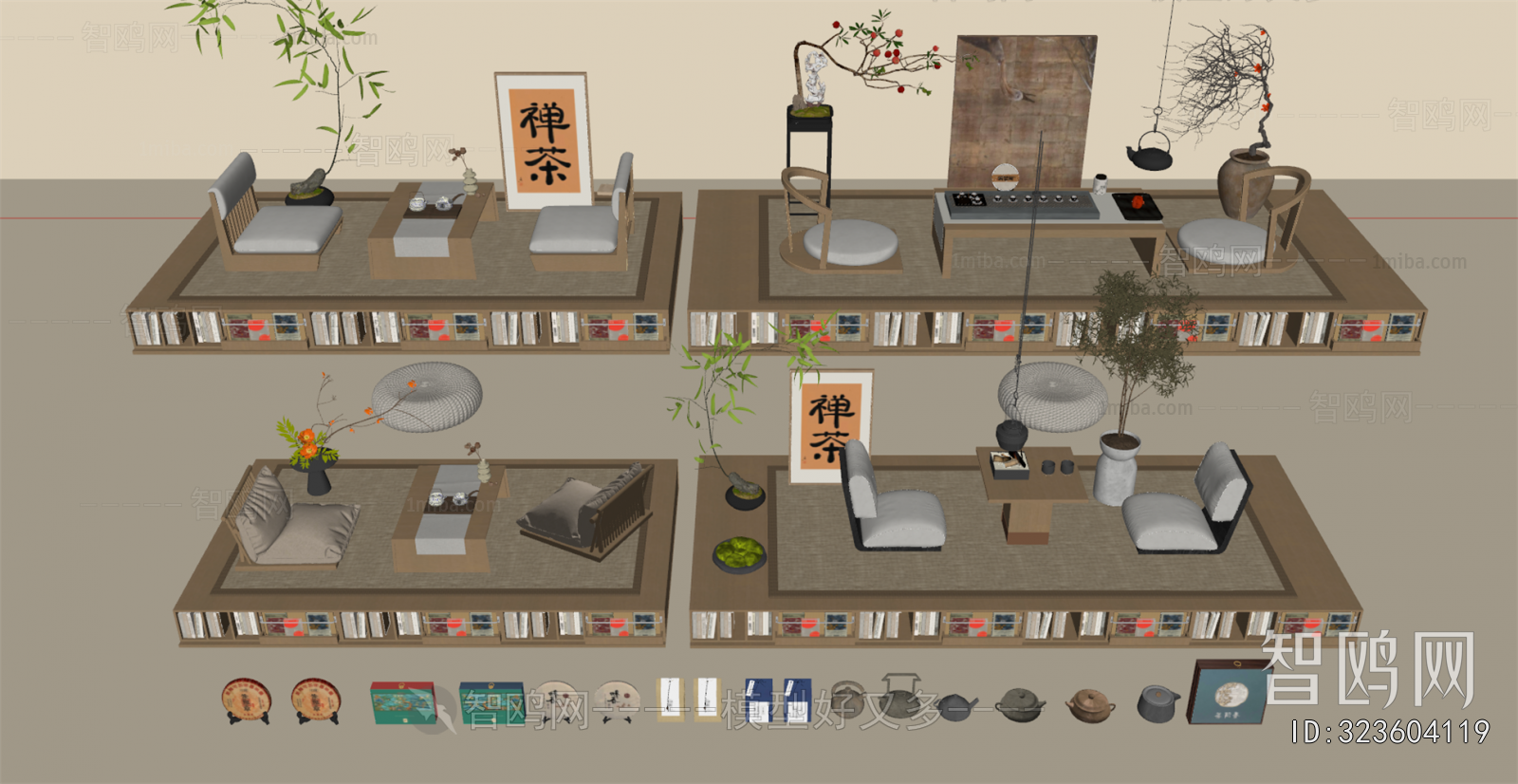 New Chinese Style Tea Tables And Chairs