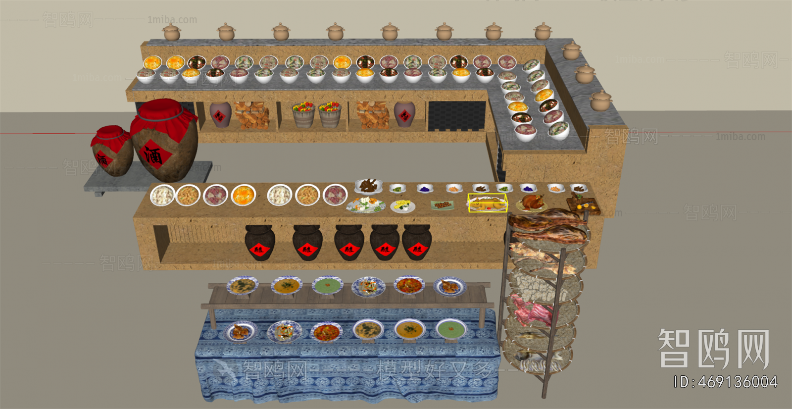 New Chinese Style Operation Console