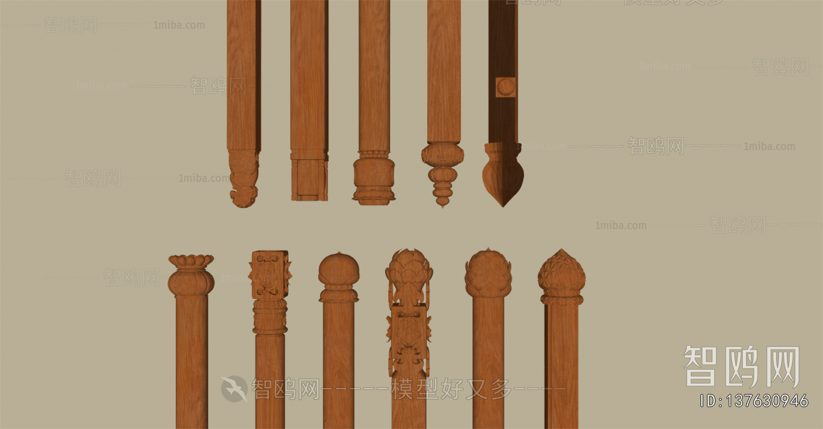 Chinese Style Column