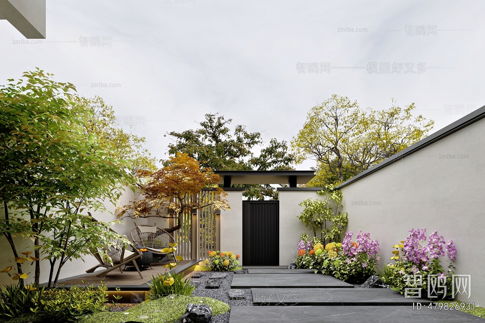Modern Courtyard/landscape