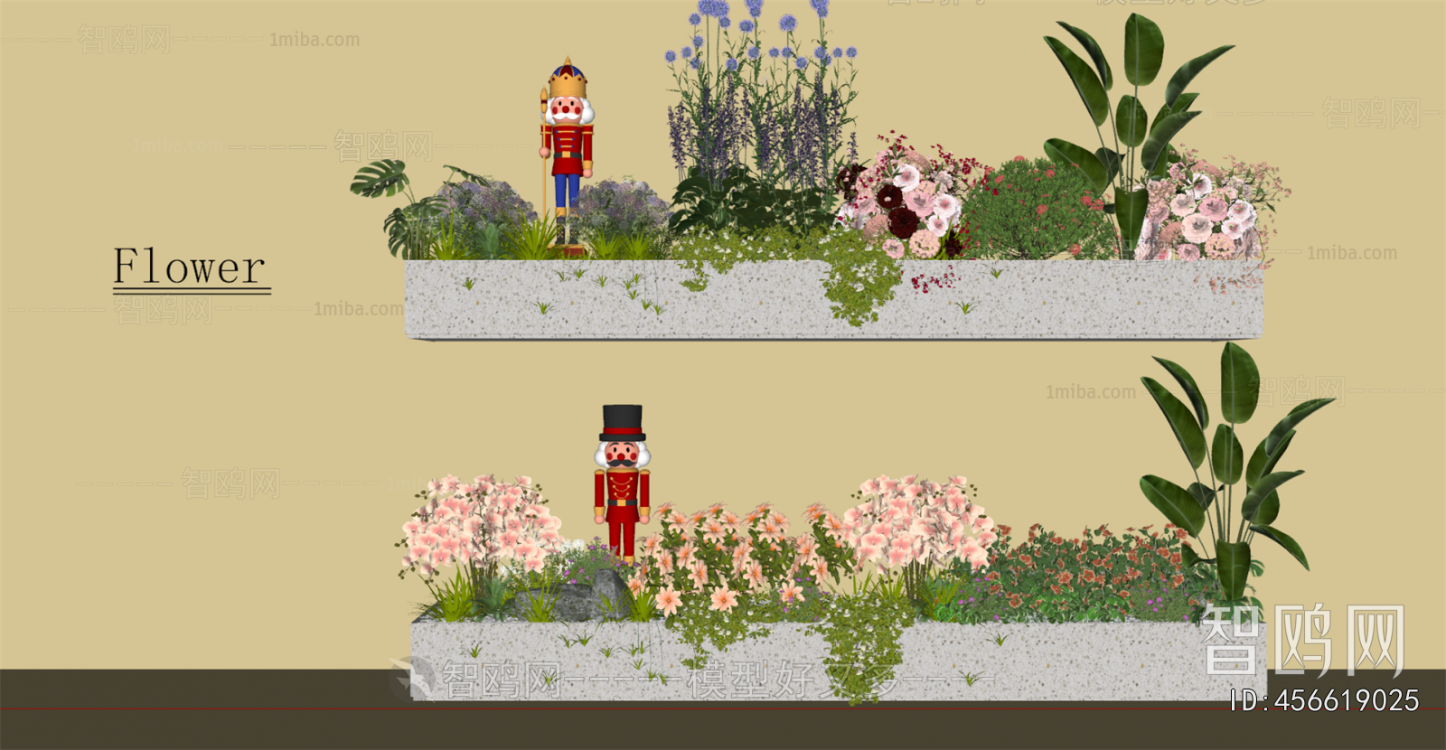 Modern Flower Bed, Flower Bowl, Flower Box