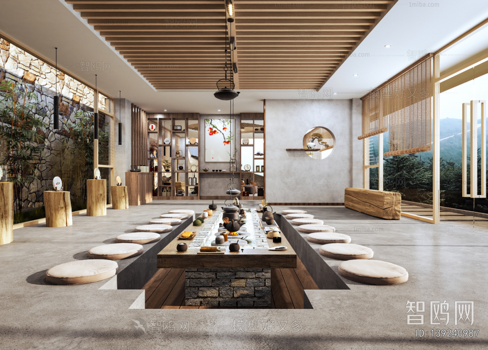 Wabi-sabi Style Teahouse Tea House